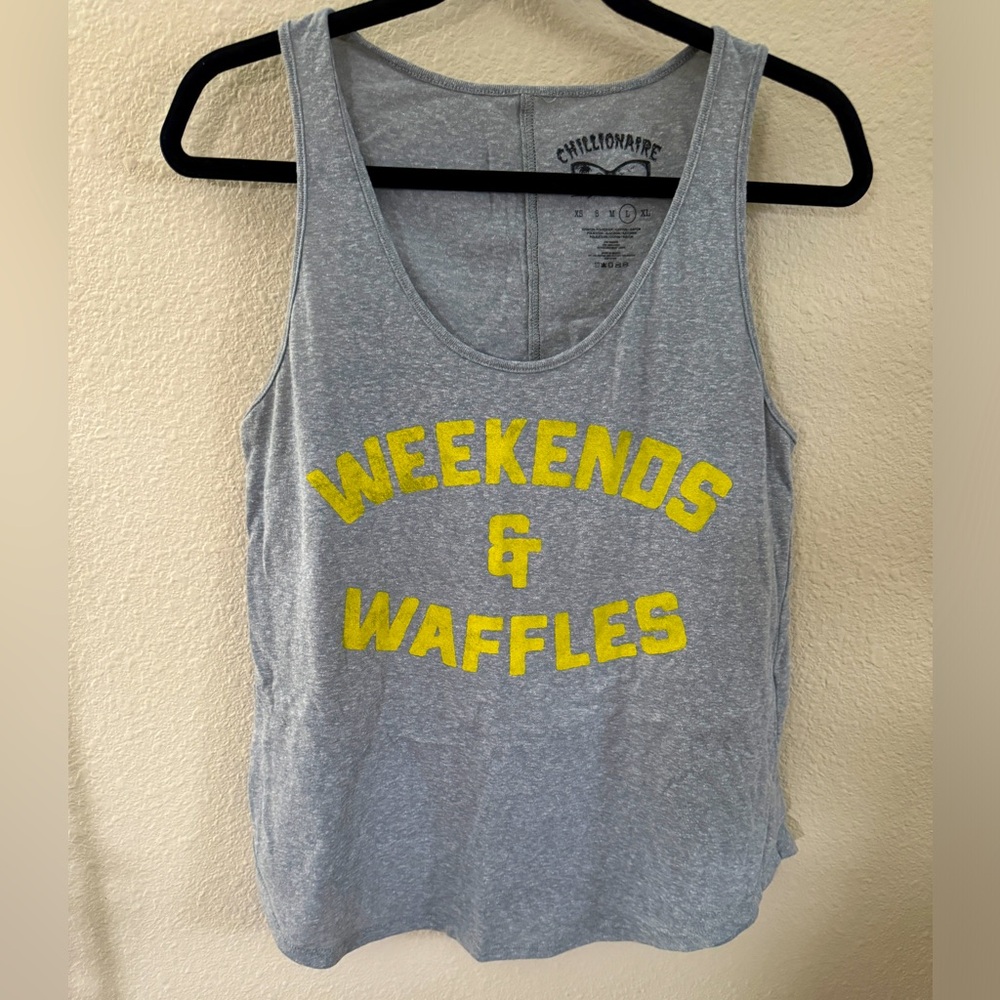 Chillionaire Waffles & Weekends Tank
